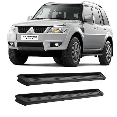 Estribo Tr4 2002 A 2014 2015 2016 Alumínio Infinity Preto