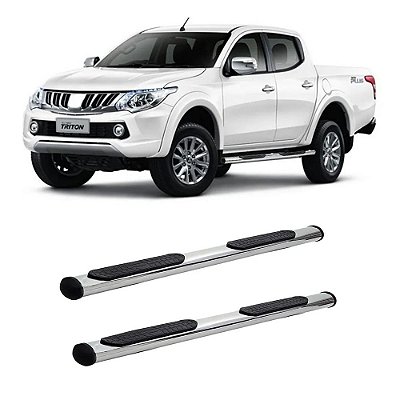 Estribo L200 Triton 2017 2018 2019 2020 2021 Cromado