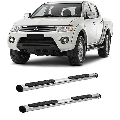 Estribo L200 Triton 2008 2009 2010 2011 2012 A 2016 Cromado
