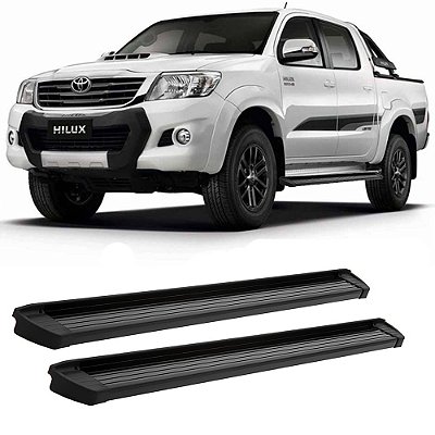 Estribo Hilux 2006 A 2012 2013 2014 2015 Cabine Dupla Preto