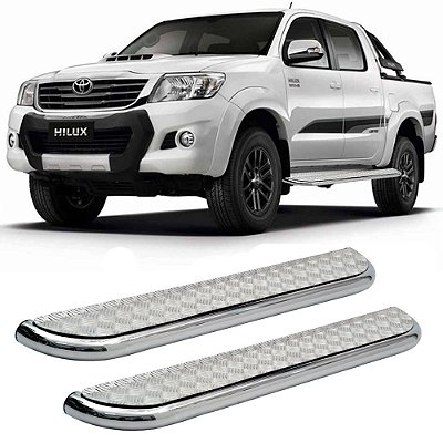 Estribo Hilux 2006 A 2013 2014 2015 Cabine Dupla Cromado