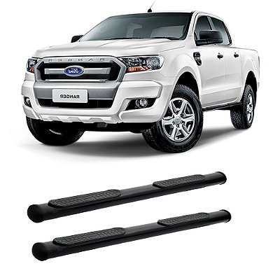 Estribo Ranger 2013 A 2017 2018 2019 2020 Cabine Dupla Preto