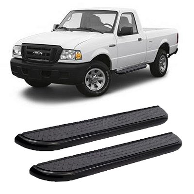 Estribo Ranger 1998 A 2009 2010 2011 2012 Cab Simples Preto