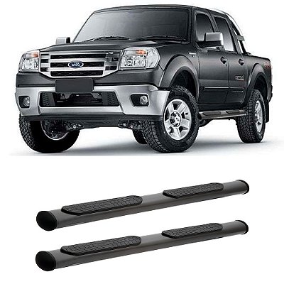 Estribo Ranger 1998 1999 2000 2001 A 2012 Cabine Dupla Preto