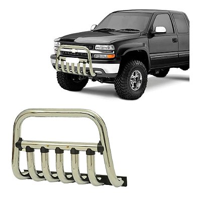 Quebra Mato Silverado 1997 1998 1999 2000 2001 Cromado