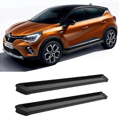 Estribo Captur 2013 A 2017 2018 2019 2020 Preto Infinity