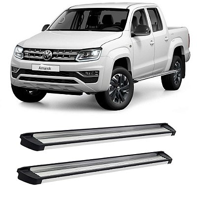 Estribo Amarok 2010 A 2017 2018 2019 Cab Dupla Alumínio
