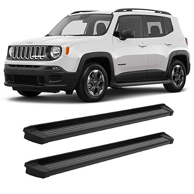 Estribo Renegade 2015 2016 2017 2018 2019 20 Alumínio Preto