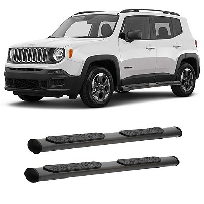 Estribo Renegade 2015 2016 2017 2018 2019 2020 Preto Oblongo