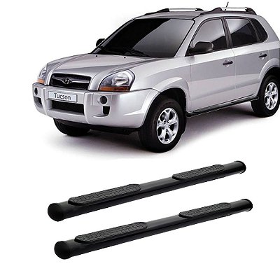 Estribo Sportage 2005 2006 2007 2008 2009 2010 Preto