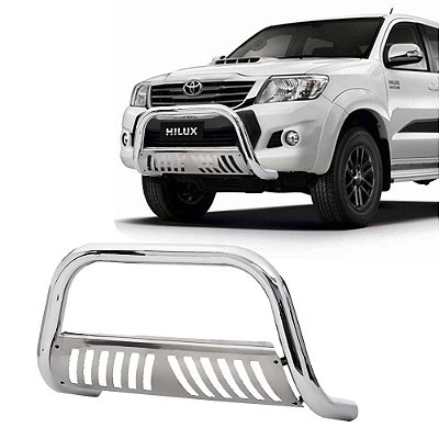 Quebra Mato Hilux 2006 2007 2008 2009 A 2015 Chapa Cromo