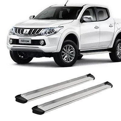 Estribo L200 Triton 2017 2018 2019 2020 2021 Alumínio