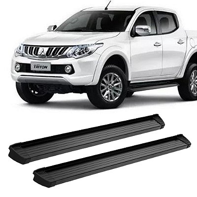 Estribo L200 Triton 2008 A 2012 2013 2014 2015 2016 Preto