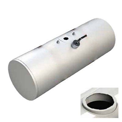 Tanque Combustivel 155 Litros Inox 450mm X 1080mm Lateral