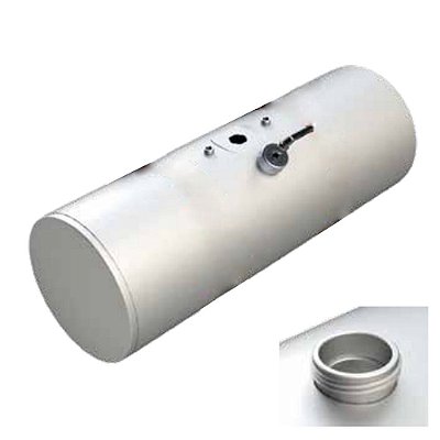 Tanque Combustivel 155 Litros Inox 450mm X 1080mm Lateral