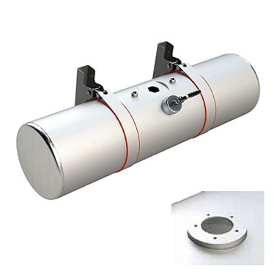 Tanque Combustível Inox 100l 350mm X 1080mm Conexão 05 Furos