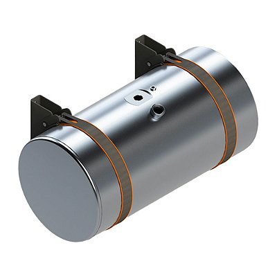 Tanque Aluminio Combustível 440 L 660 X 1350 Mm Completo