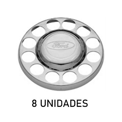Sobre Tampa Do Cubo Da Tração Ford 3/4 - 1119 8 Unidades
