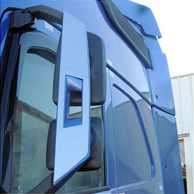 Acabamento De Inox Do Retrovisor Do Volvo Fh 2015 (Par)