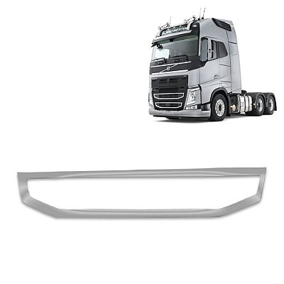 Acabamento De Inox Da Grade Superior Volvo Fh 2015