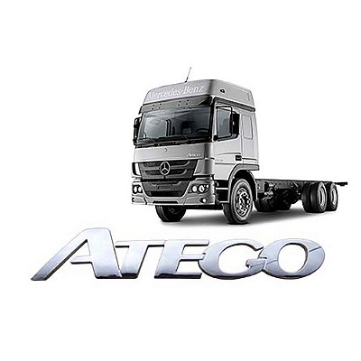 Letreiro Mercedes Atego Injetado e Cromado