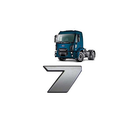 Letreiro Ford Cargo número 7 2010 em diante Injetado