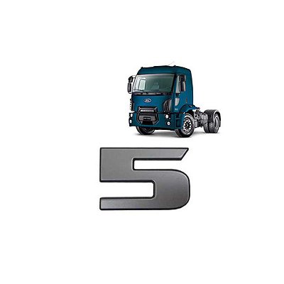 Letreiro Ford Cargo número 5 após 2010 Injetado