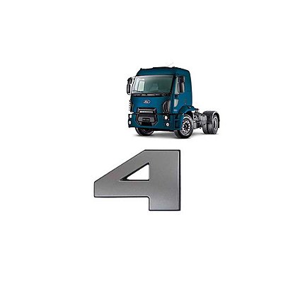 Letreiro Ford Cargo número 4 2010 em diante Injetado
