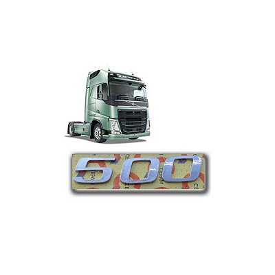 Letreiro 500 FH 14 2016 em diante Injetado e Cromado