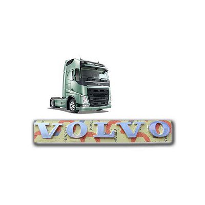 Letreiro VOLVO FH 14 2016 em diante Injetado e Cromado