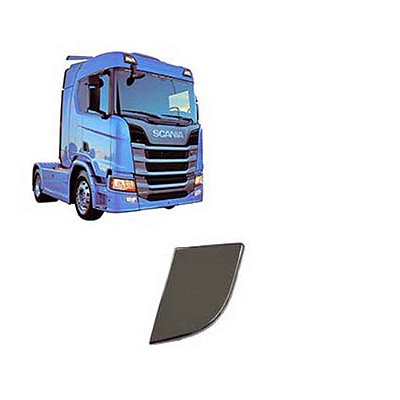 Acabamento do farolete LE Scania NTG 2019 2020 2021 Cromado