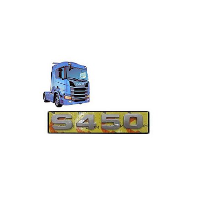 Letreiro Scania S 450 NTG após 2019