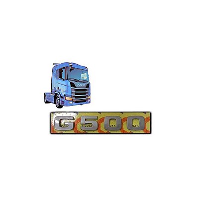 Letreiro Scania G 500 NTG 2019 2020 2021