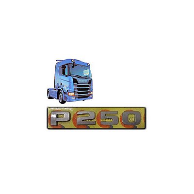 Letreiro Scania P 250 NTG após 2019