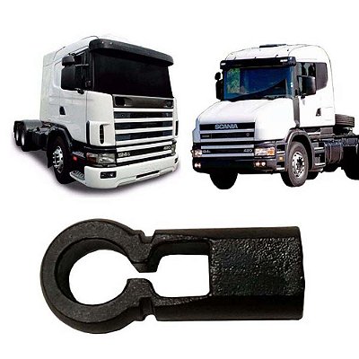 Ponteira tirante válvula suspensão cabina Scania T/R 124