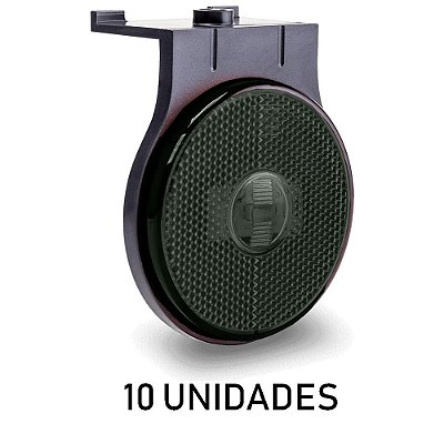 Lanterna Lateral Carreta Randon Bivolt Fumê Led - 10 un