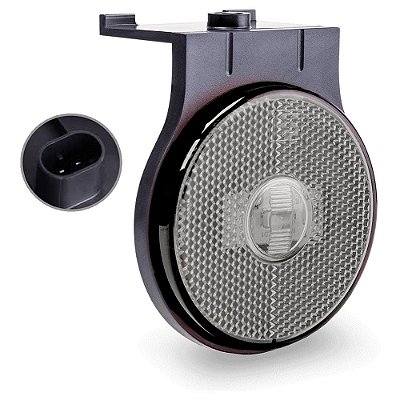 Lanterna Lateral Carreta Randon Noma Bivolt Cristal Led