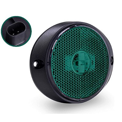 Lanterna Peito da Carreta Randon Bivolt Verde Led