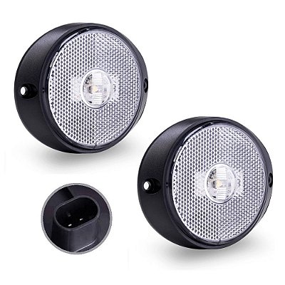 Lanterna Peito da Carreta Randon Bivolt Cristal Led - 2 un.