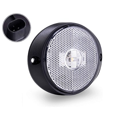 Lanterna Peito da Carreta Randon Bivolt Cristal Led