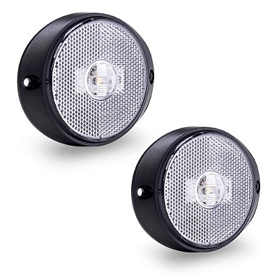 Lanterna Peito da Carreta Randon Bivolt Cristal Led - 2 un.