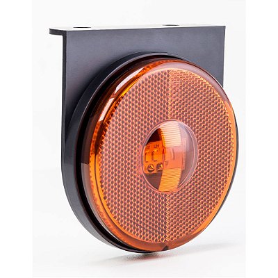 Lanterna Lateral Carreta Randon Noma Bivolt Âmbar 3 Leds