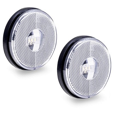 Lanterna Lateral Carreta Randon Noma Bivolt Crist 3 Leds 2 u