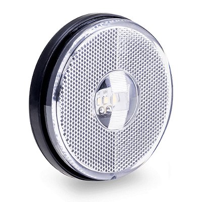 Lanterna Lateral Carreta Randon Bivolt Cristal 3 Leds