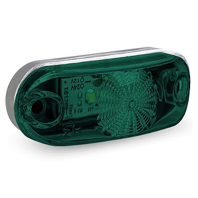 Lanterna Delimitadora Carreta Caminhão Led Bivolt Verde
