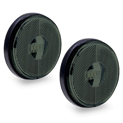 Lanterna Lateral Carreta Randon Bivolt Fumê 3 Leds 2 un