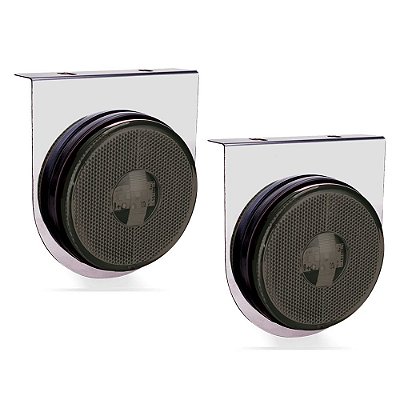 Lanterna Lateral Carreta Randon Noma Led Fumê 2 unidades