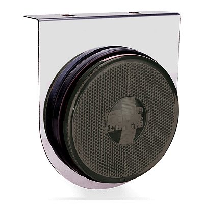Lanterna Lateral Carreta Randon Led Fumê 3 Leds Bivolt