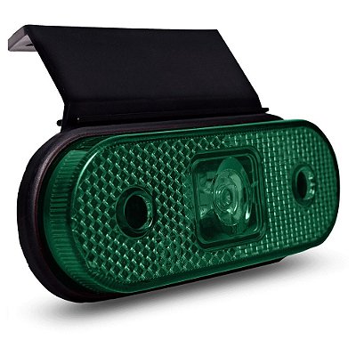 Lanterna Lateral Carreta Facchini Led Verde Bivolt