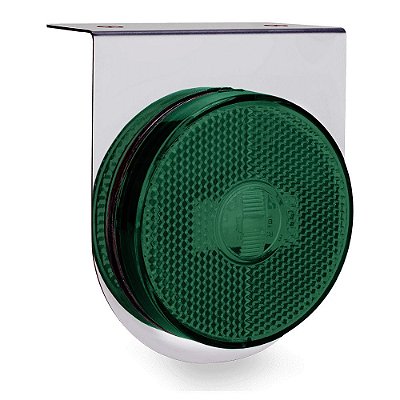 Lanterna Lateral Carreta Randon Noma Bivolt Verde 3 Leds